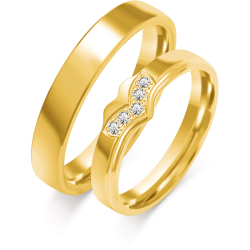 Eksklusive Vielsesringe Simply Love O437