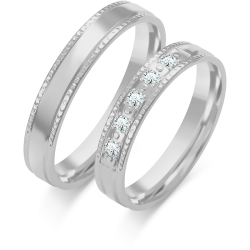 Eksklusive Vielsesringe Simply Love O441-1