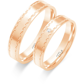 Eksklusive Vielsesringe Simply Love O447-2