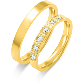 Eksklusive Vielsesringe Simply Love O450