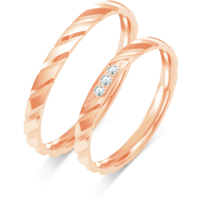 Eksklusive Vielsesringe Simply Love O452-2