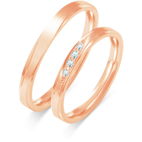 Eksklusive Vielsesringe Simply Love O454-2