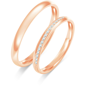 Eksklusive Vielsesringe Simply Love O455-2