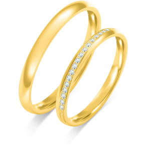 Eksklusive Vielsesringe Simply Love O455