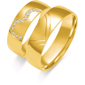 Eksklusive Vielsesringe Simply Love O460