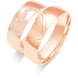 Eksklusive Vielsesringe Simply Love O460-2