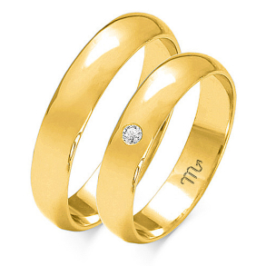 Eksklusive Vielsesringe Simply Love O54