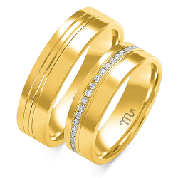 Eksklusive Vielsesringe Simply Love O55