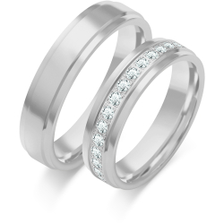 Eksklusive Vielsesringe Simply Love O58-1