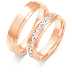 Eksklusive Vielsesringe Simply Love O58-2