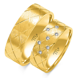 Eksklusive Vielsesringe Simply Love O74