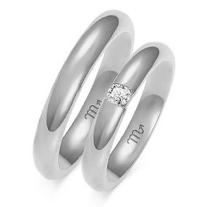 Eksklusive Vielsesringe Simply Love O82-1