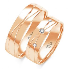 Eksklusive Vielsesringe Simply Love O96-2