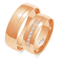 Eksklusive Vielsesringe Simply Love OE100-2