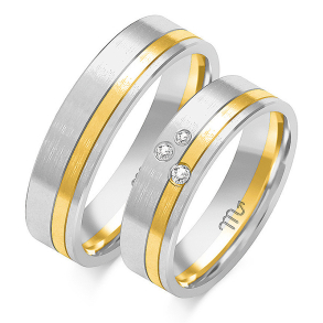 Eksklusive Vielsesringe Simply Love OE107-3