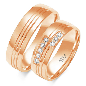 Eksklusive Vielsesringe Simply Love OE109-2