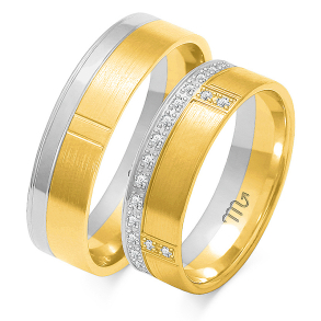 Eksklusive Vielsesringe Simply Love OE114-3