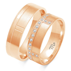 Eksklusive Vielsesringe Simply Love OE114-2