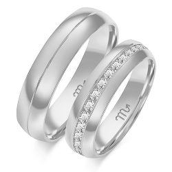 Eksklusive Vielsesringe Simply Love OE119-1