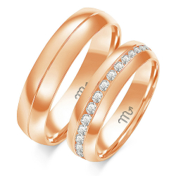 Eksklusive Vielsesringe Simply Love OE119-2