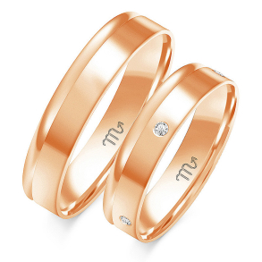 Eksklusive Vielsesringe Simply Love OE129-2