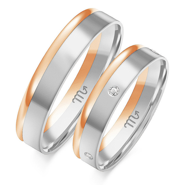 Eksklusive Vielsesringe Simply Love OE129-4