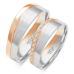 Eksklusive Vielsesringe Simply Love OE154-4