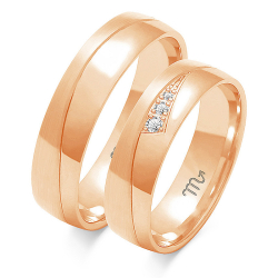 Eksklusive Vielsesringe Simply Love OE155-2