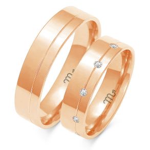 Eksklusive Vielsesringe Simply Love OE16-2