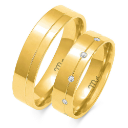 Eksklusive Vielsesringe Simply Love OE16