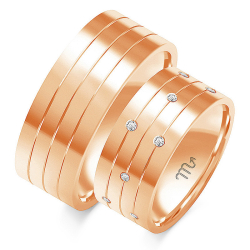 Eksklusive Vielsesringe Simply Love OE1-2