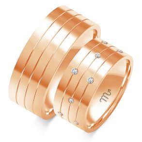 Eksklusive Vielsesringe Simply Love OE1-2