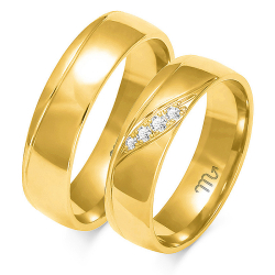 Eksklusive Vielsesringe Simply Love OE207