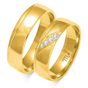 Eksklusive Vielsesringe Simply Love OE207