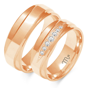 Eksklusive Vielsesringe Simply Love OE221-2