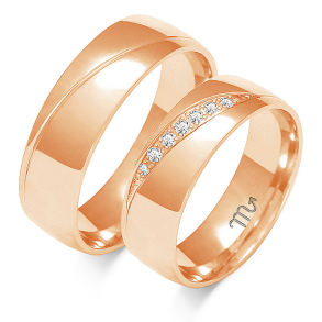 Eksklusive Vielsesringe Simply Love OE229-2