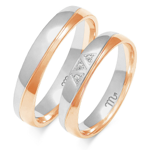 Eksklusive Vielsesringe Simply Love OE245-4