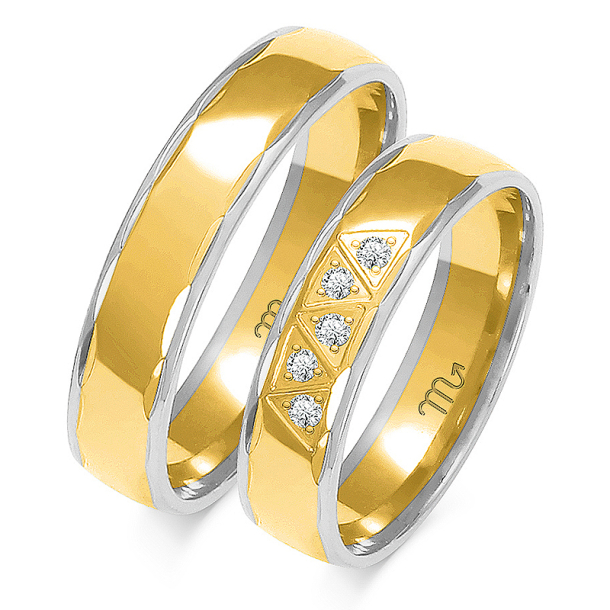 Eksklusive Vielsesringe Simply Love OE270-3
