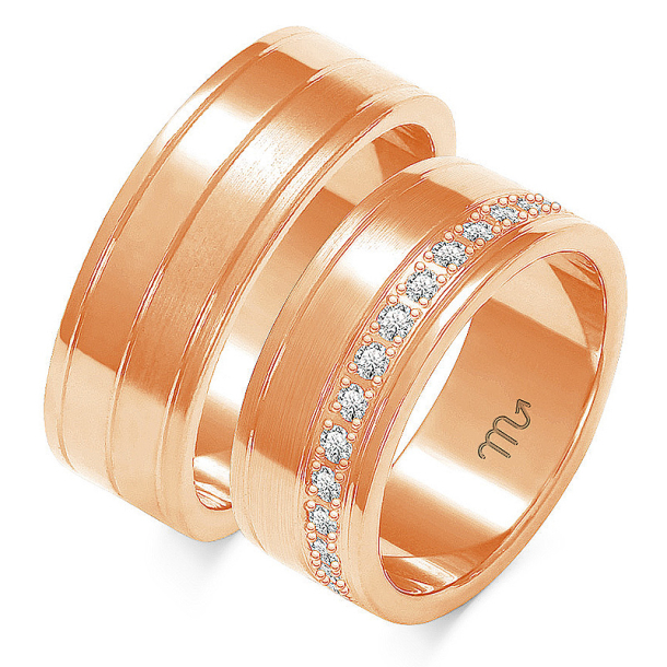 Eksklusive Vielsesringe Simply Love OE279-2