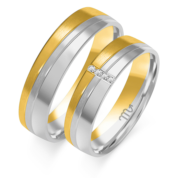 Eksklusive Vielsesringe Simply Love OE304-3