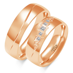 Eksklusive Vielsesringe Simply Love OE340-2