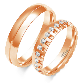 Eksklusive Vielsesringe Simply Love OE358-2