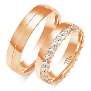 Eksklusive Vielsesringe Simply Love OE359-2