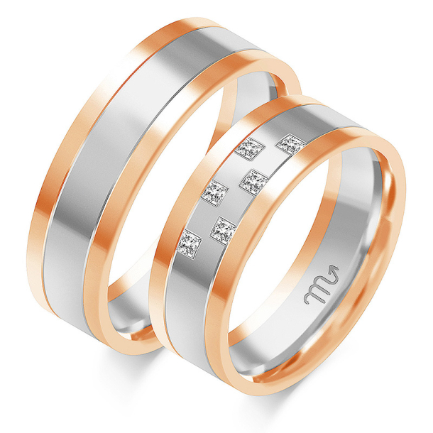 Eksklusive Vielsesringe Simply Love OE363-4
