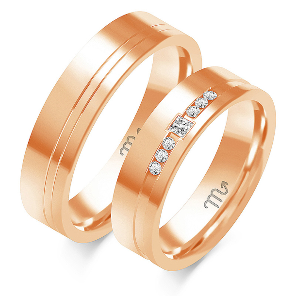 Eksklusive Vielsesringe Simply Love OE365-2