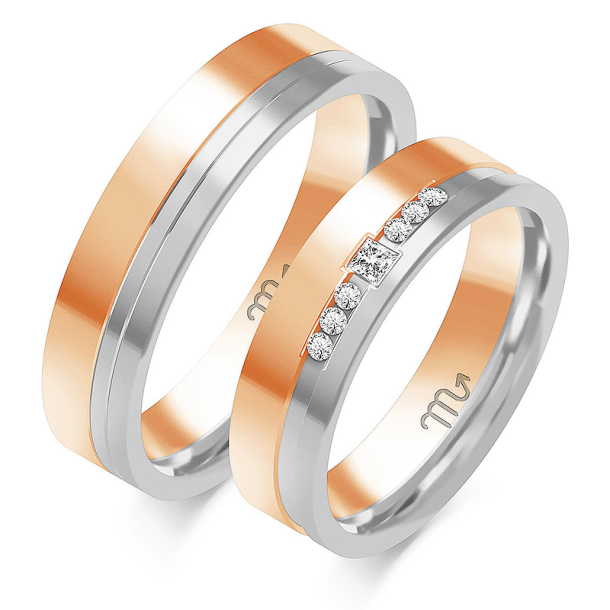 Eksklusive Vielsesringe Simply Love OE365-4
