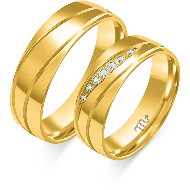 Eksklusive Vielsesringe Simply Love OE374