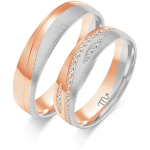 Eksklusive Vielsesringe Simply Love OE402-4B