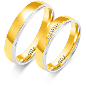 Eksklusive Vielsesringe Simply Love OE406-3