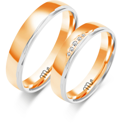 Eksklusive Vielsesringe Simply Love OE406-4